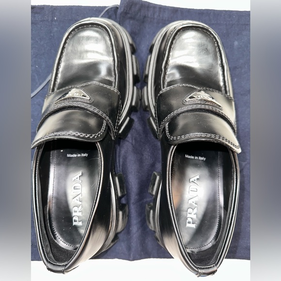 Prada Monolith Loafers - Picture 7 of 9